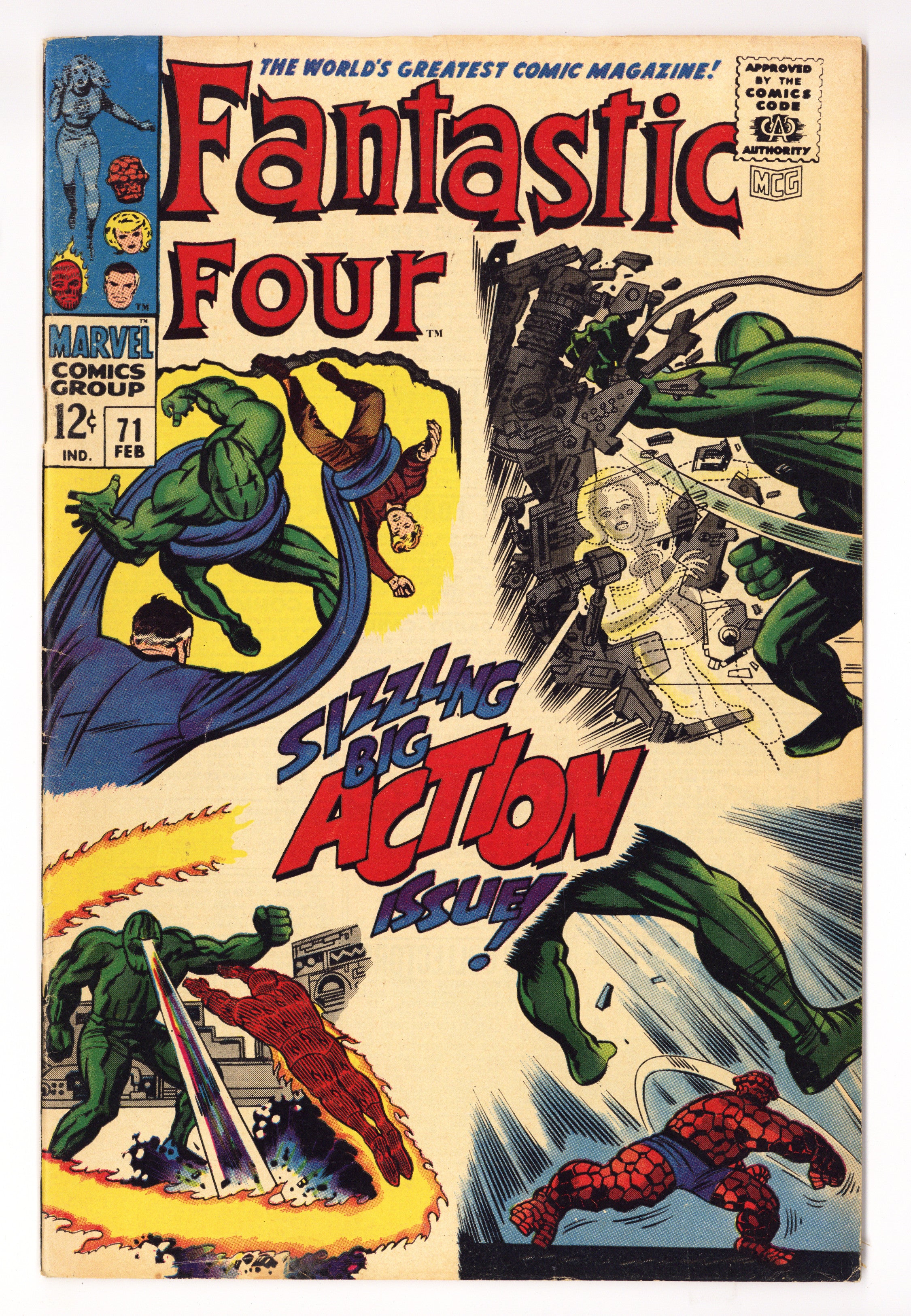 Fantastic Four Vol 1 71  FN- (5.5)   (1968)        