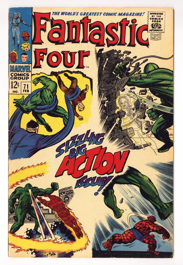 Fantastic Four Vol 1 71  FN- (5.5)   (1968)