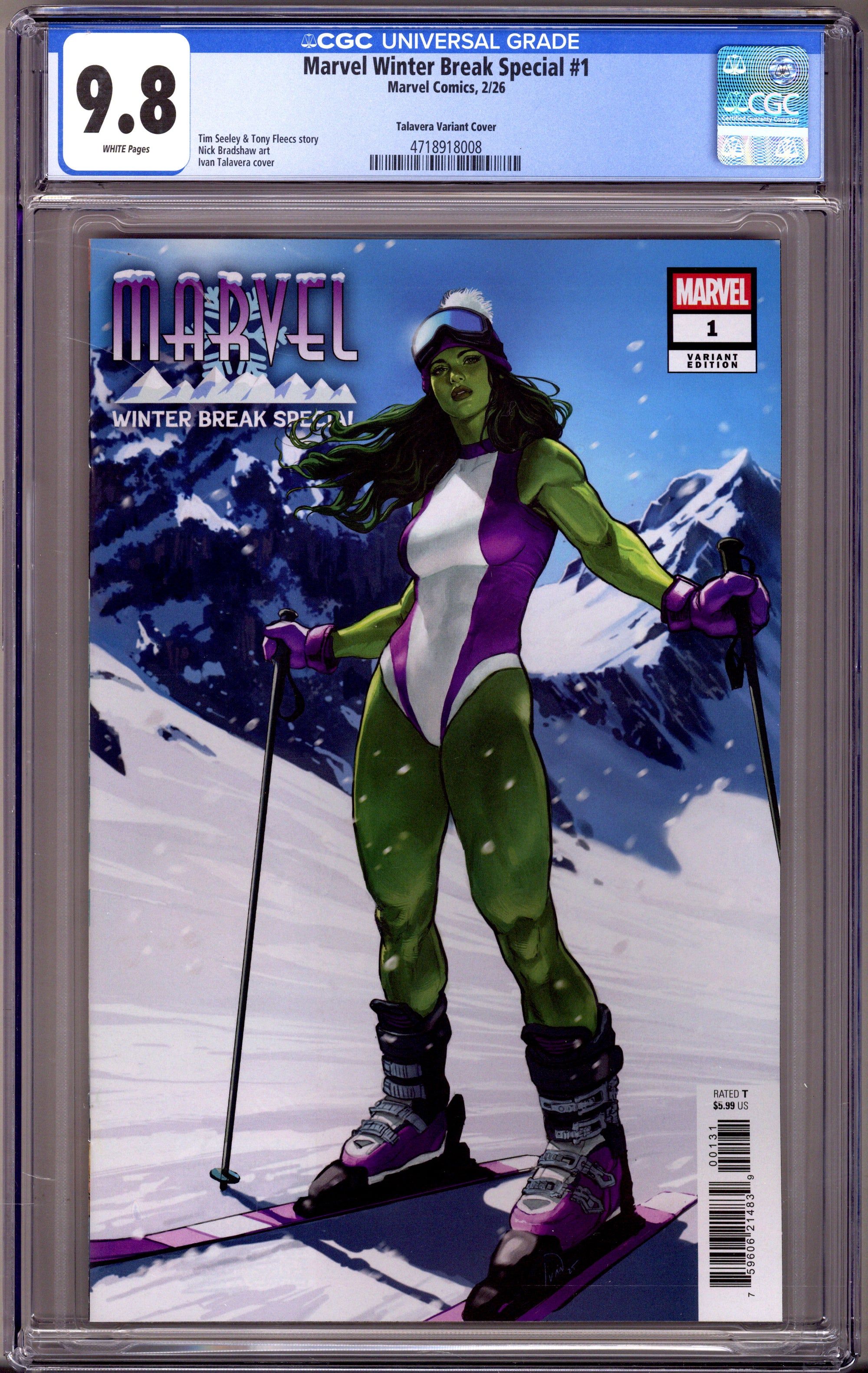 Marvel Winter Break Special 1 CGC 9.8 (NM/M) (2026) Talavera Variant 