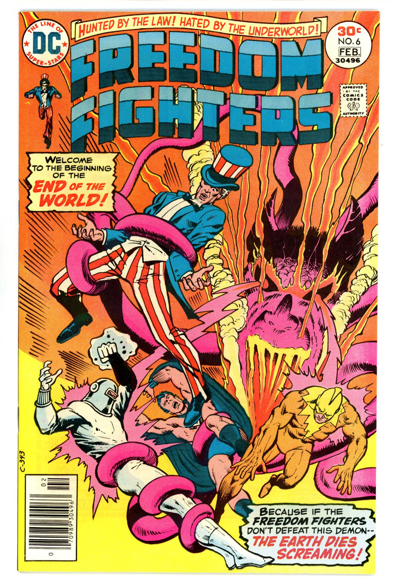 Freedom Fighters Vol 1 6 NM- (9.2) (1977) 