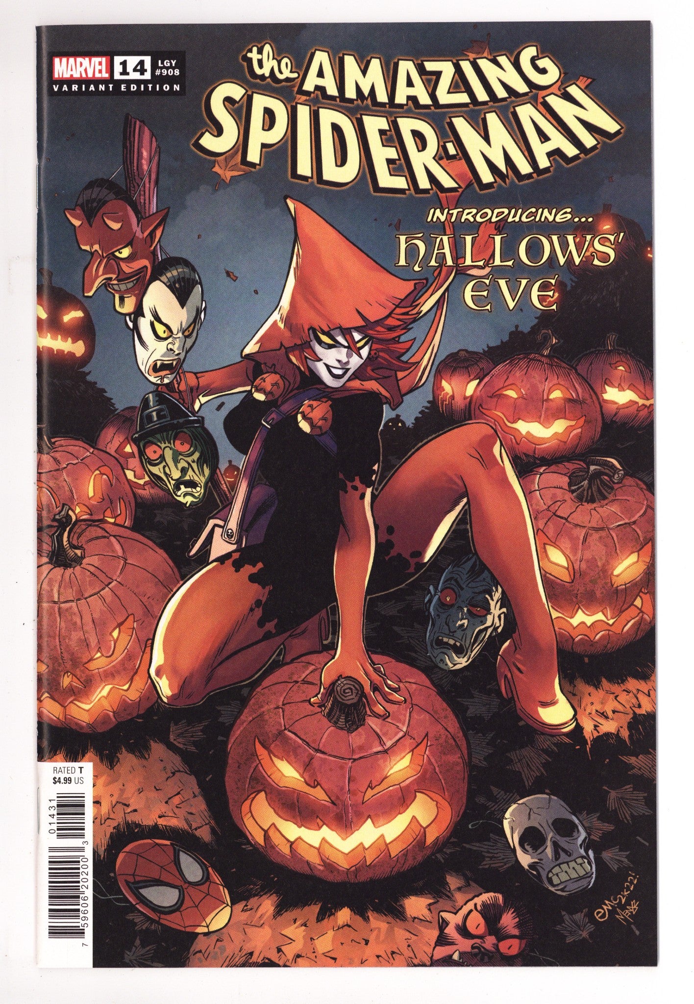 The Amazing Spider-Man Vol 6 14 (908) High Grade (2023) McGuinness Variant 
