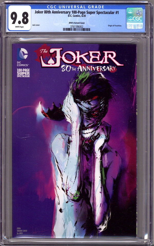 The Joker 80th Anniversary 100-Page Super Spectacular 1 CGC 9.8 (NM/M) (2020) Jock Variant