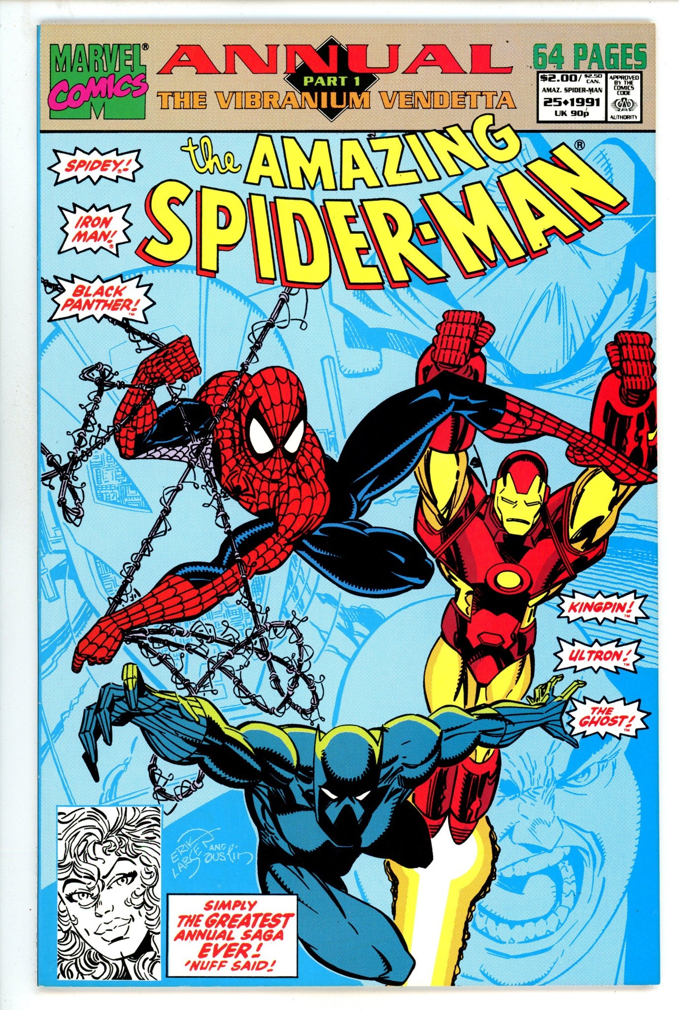 The Amazing Spider-Man Annual Vol 1 25 FN/VF (7.0) (1991) 