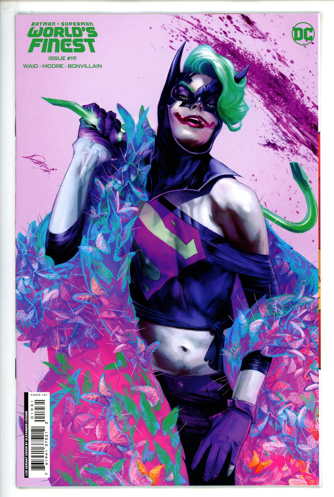 Batman Superman Worlds Finest 19 Lozano Incentive Variant NM- (2023)