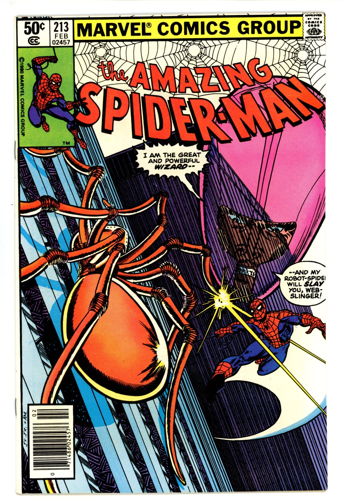 The Amazing Spider-Man Vol 1 213 NM- (9.2) (1981) Newsstand 