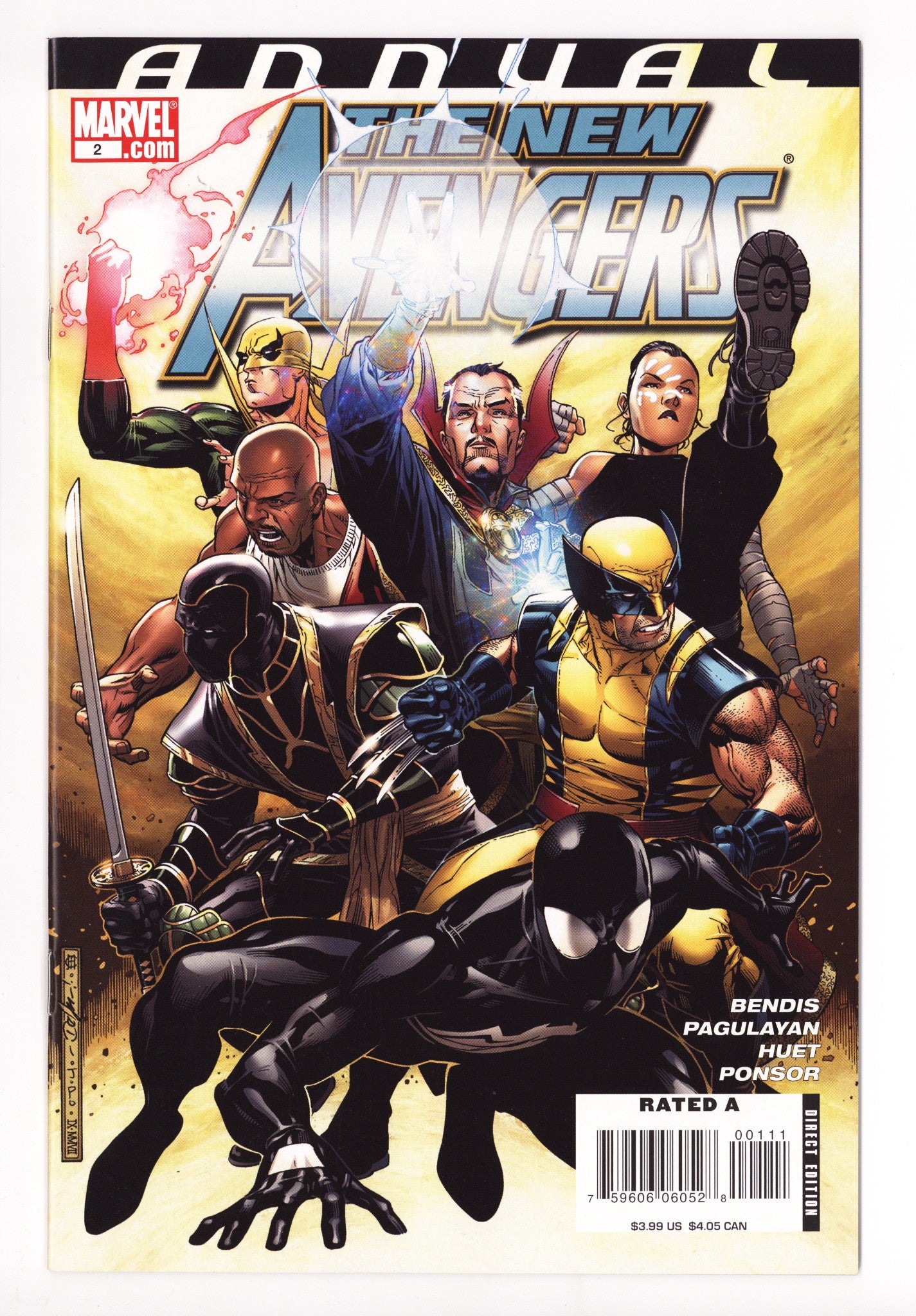 New Avengers Annual Vol 1 2 High Grade (2008) 