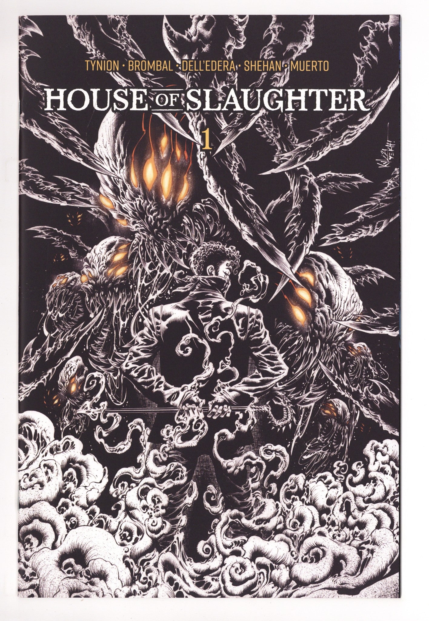 House of Slaughter 1 High Grade (2021) Hotz B&W Exclusive Variant 