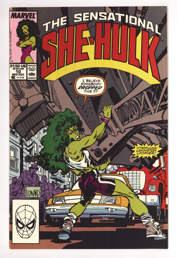 The Sensational She-Hulk 10 Mid Grade (1989)