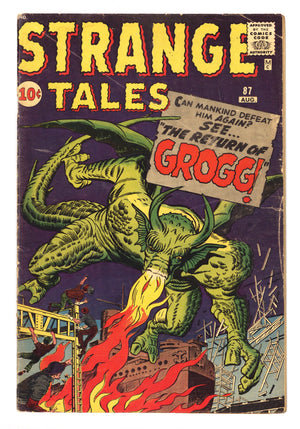 Strange Tales Vol 1 87 GD/VG (3.0) (1961) 