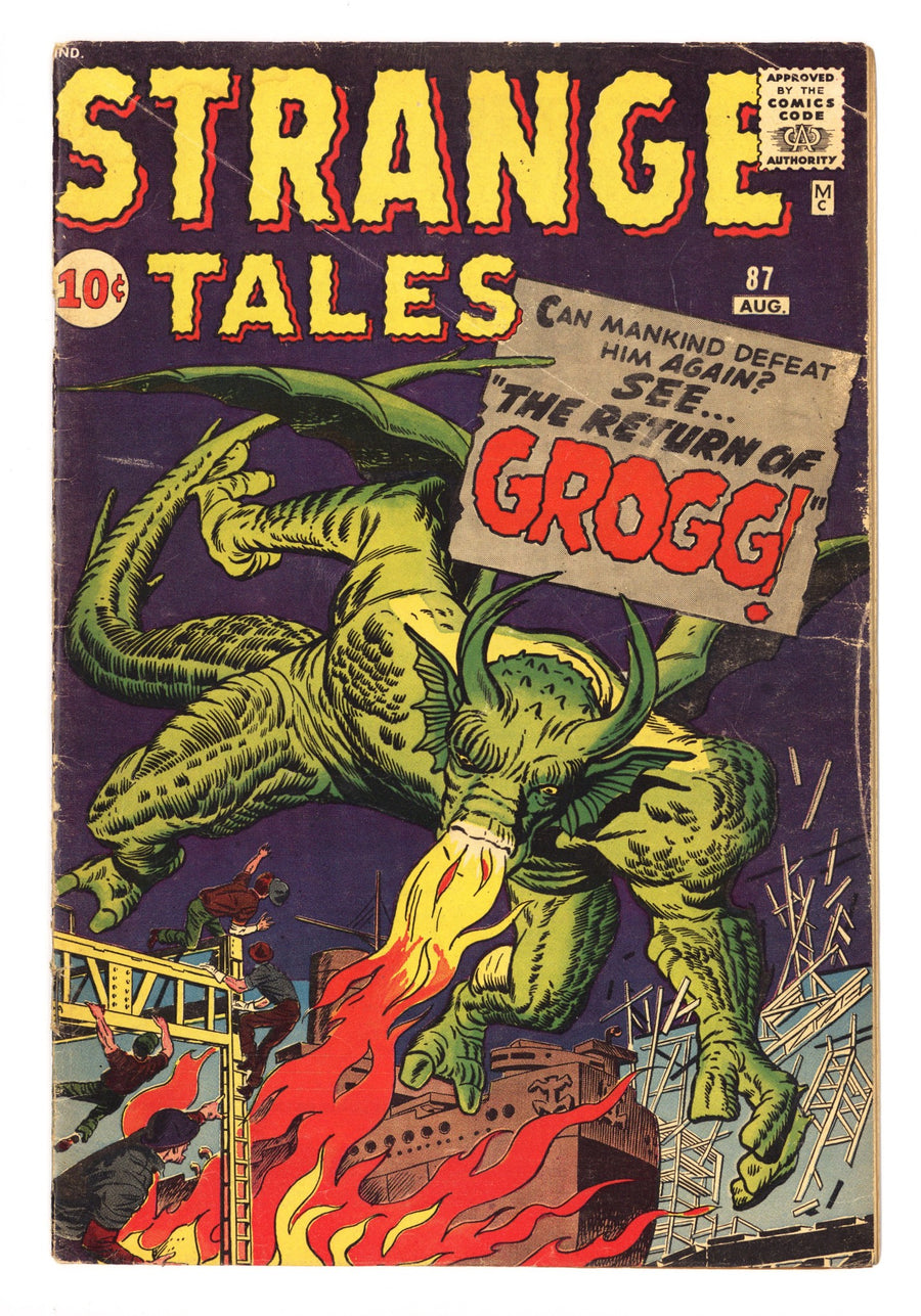 Strange Tales Vol 1 87 GD/VG (3.0) (1961) 