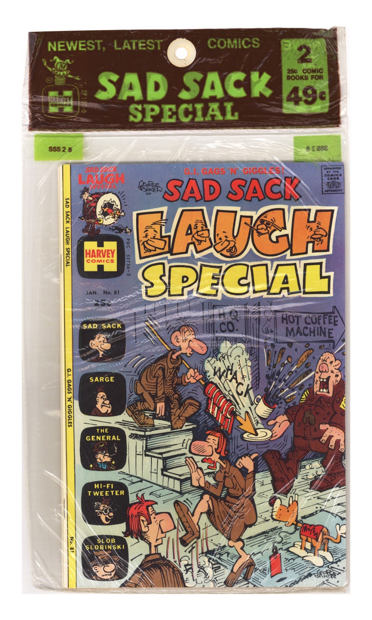 Sad Sack Special 2 Pack SSS-25 New, Sealed (1975) 