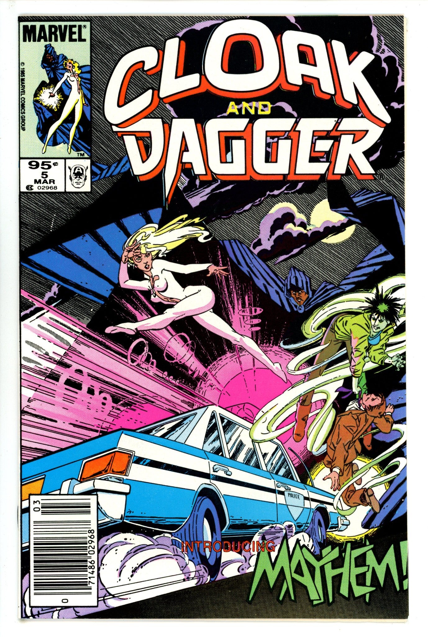 Cloak and Dagger Vol 2 5 Canadian Variant VF/NM (1986)