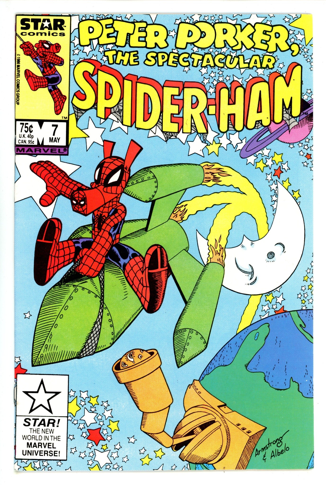 Peter Porker, the Spectacular Spider-Ham 7 VF/NM (9.0) (1986) 