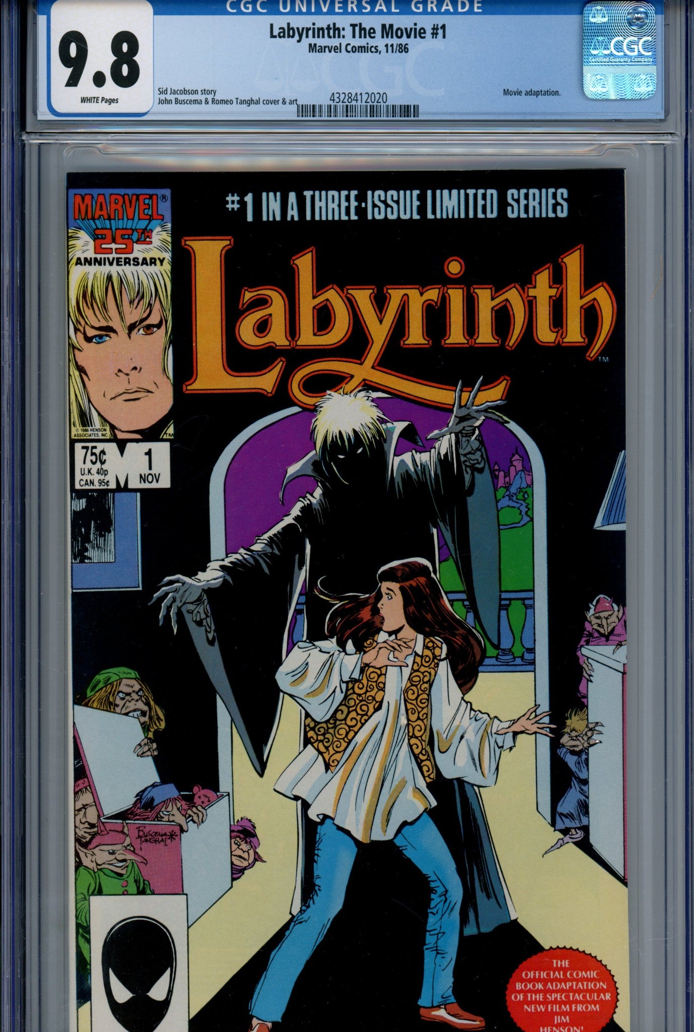 Labyrinth 1 CGC 9.8 (1986)