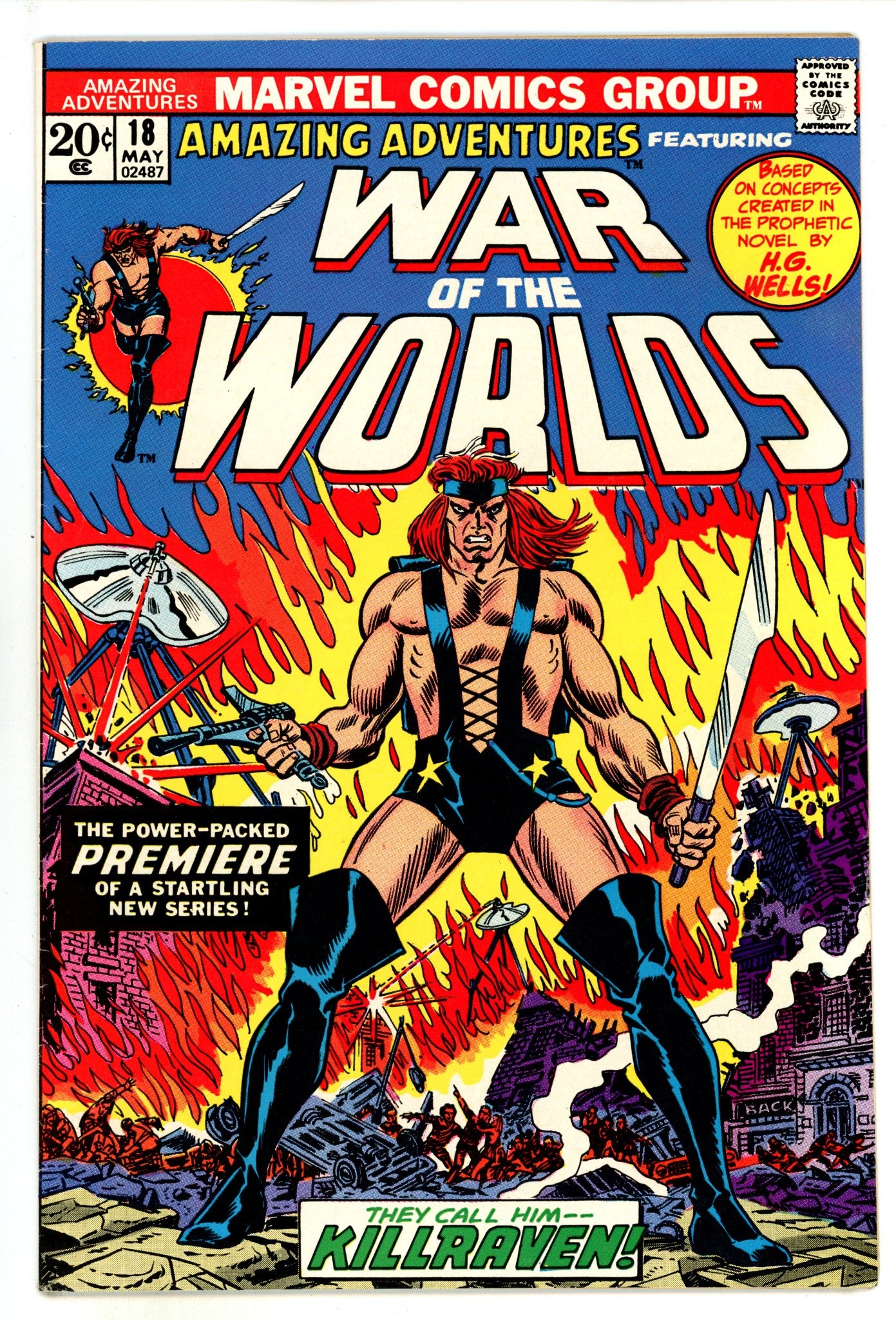 Amazing Adventures Vol 2 18  FN (6.0)   (1973)        