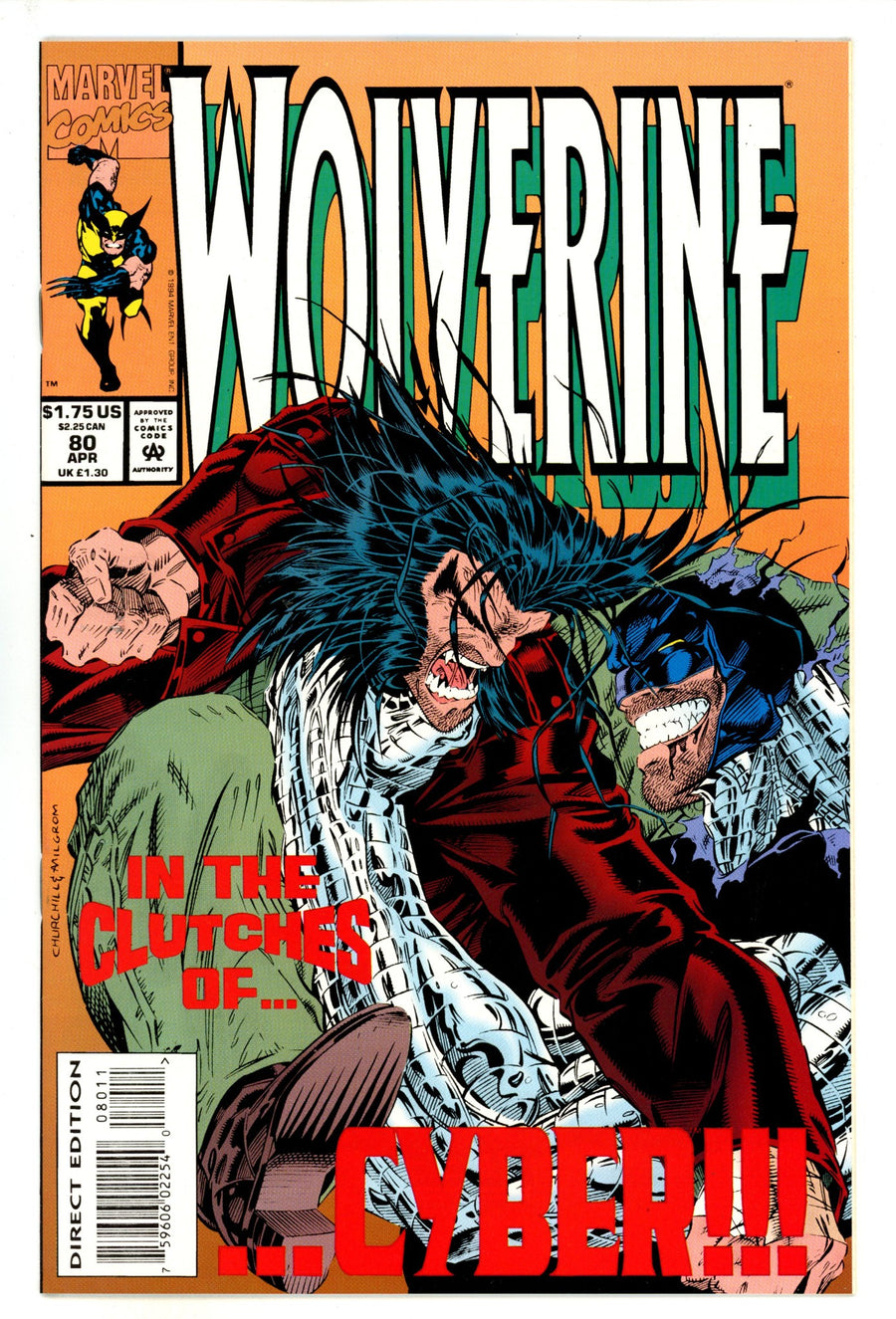 Wolverine Vol 2 80 NM- (9.2) (1994) 