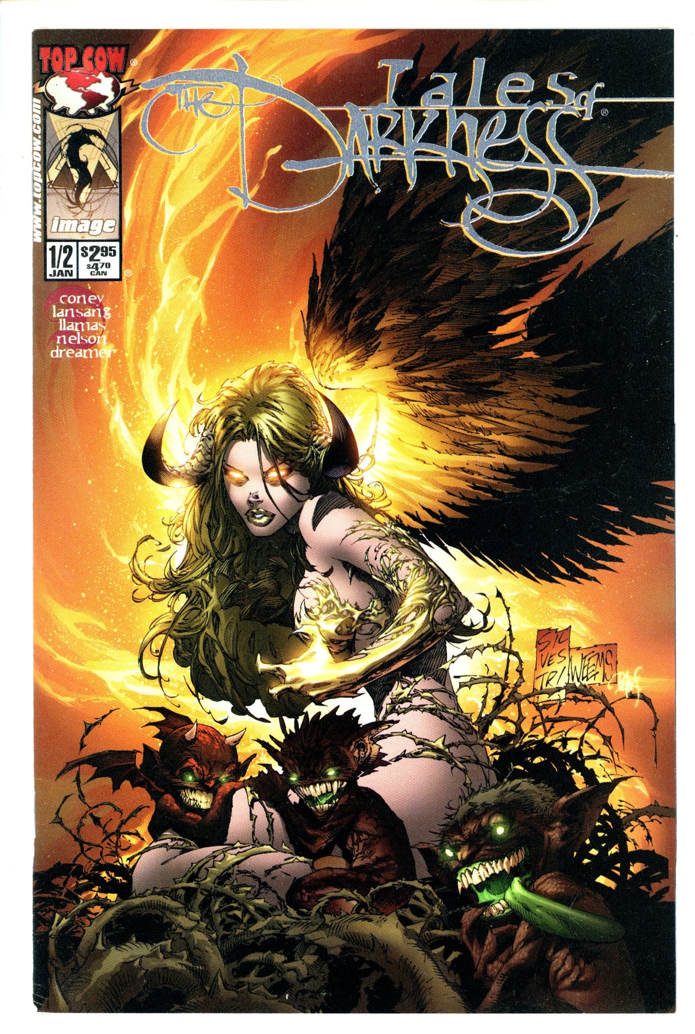 Tales of the Darkness 44928 Silvestri Platinum Variant VF- (2001)