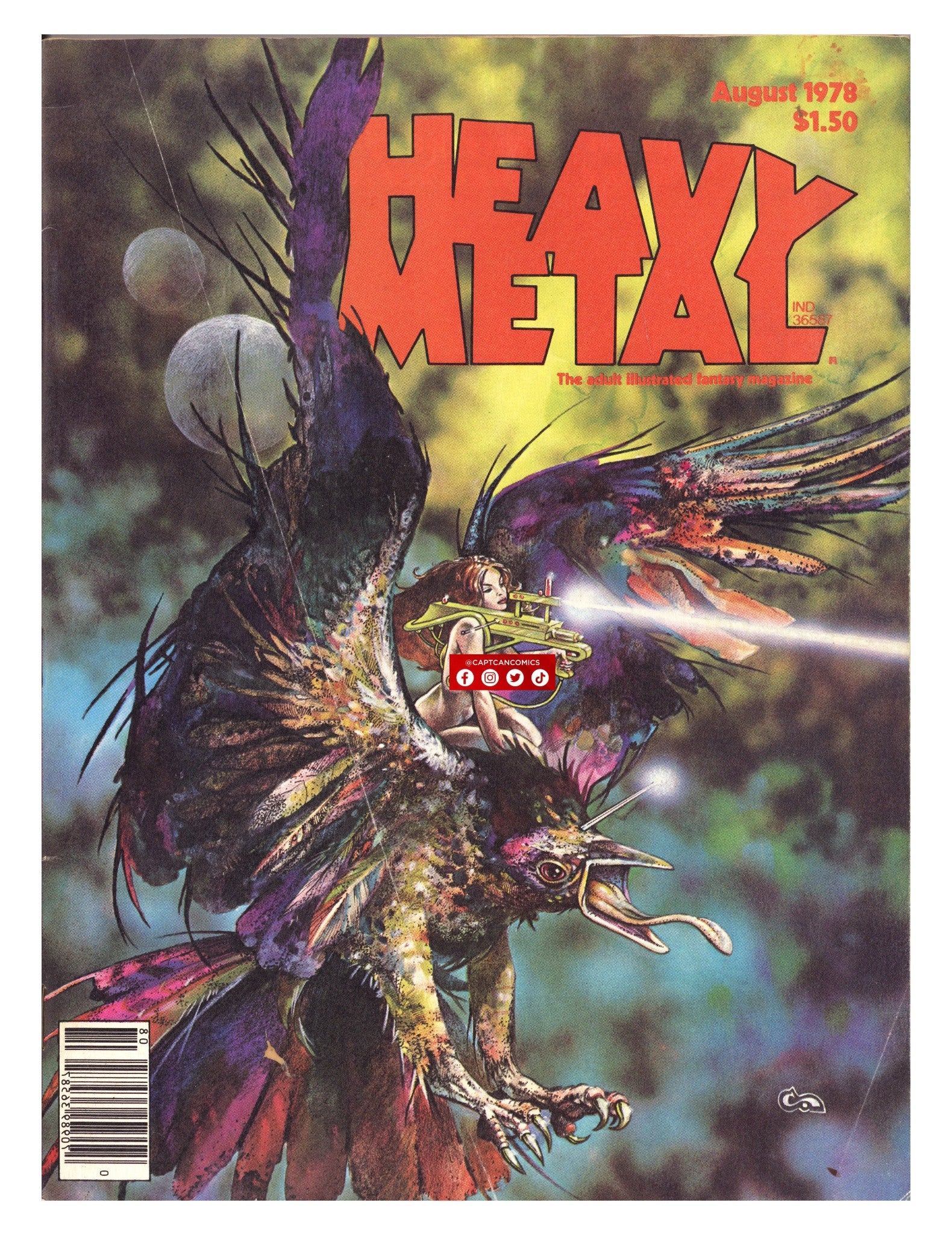 Heavy Metal Magazine Vol 2 4 Very Low Grade (1978) Newsstand 