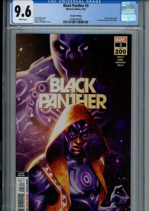 Black Panther Vol 8 3 (200) CGC 9.6 (NM+) (2022) 2nd Print
