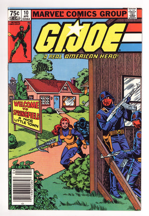 G.I. Joe, A Real American Hero 10 NM- (9.2) (1983) Canadian Price Variant