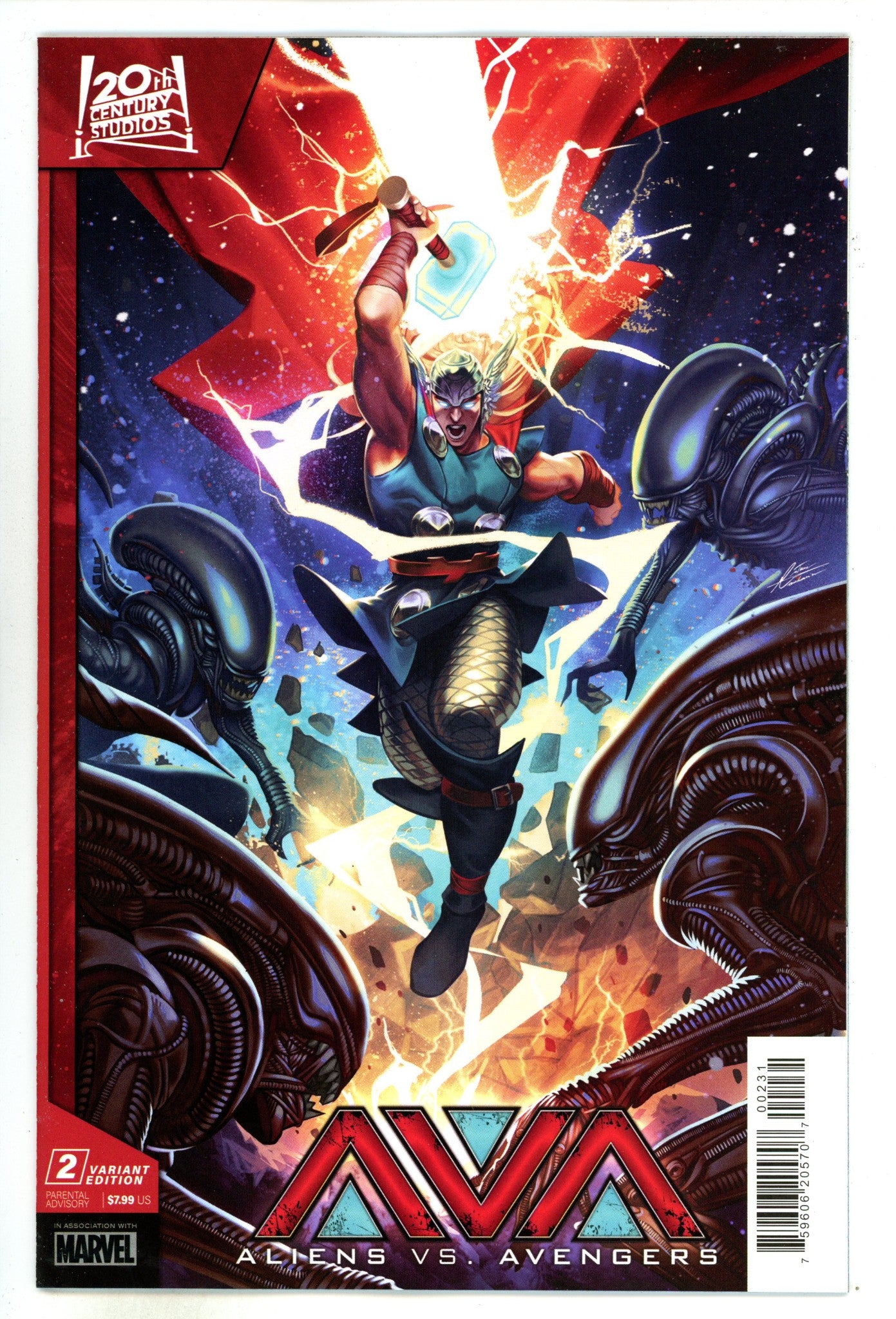 Aliens Vs. Avengers 2 Manhanini Variant (2024)