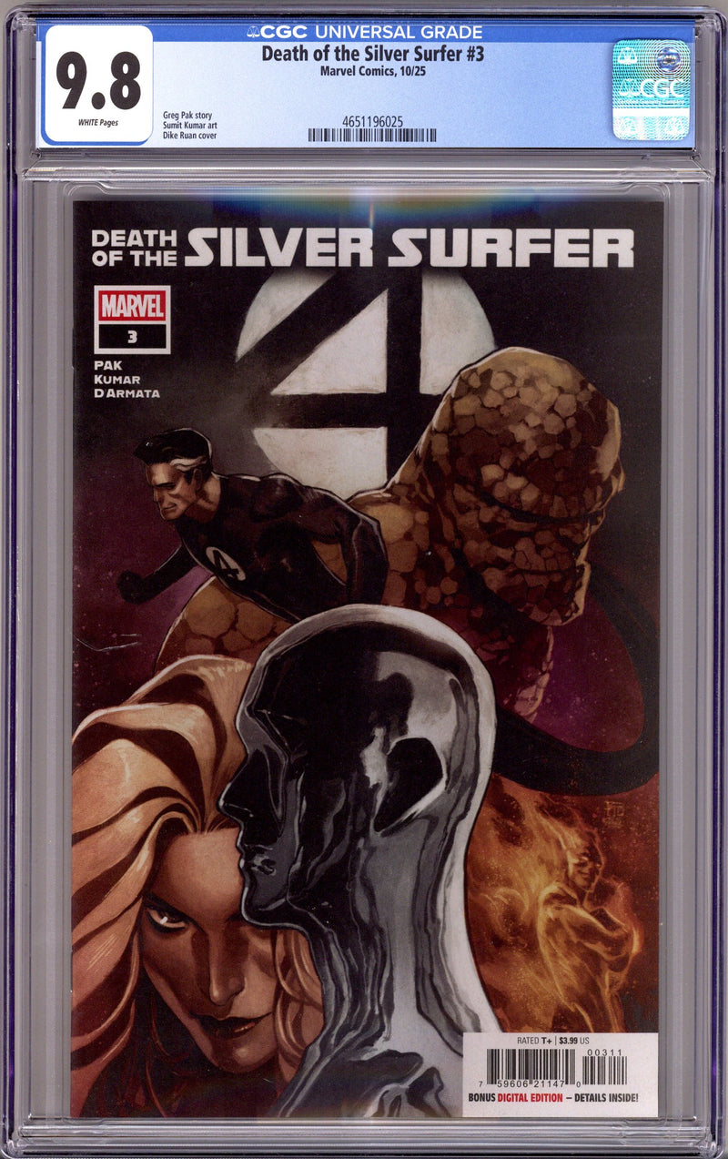 Death of the Silver Surfer 3 CGC 9.8 (NM/M) (2025) 