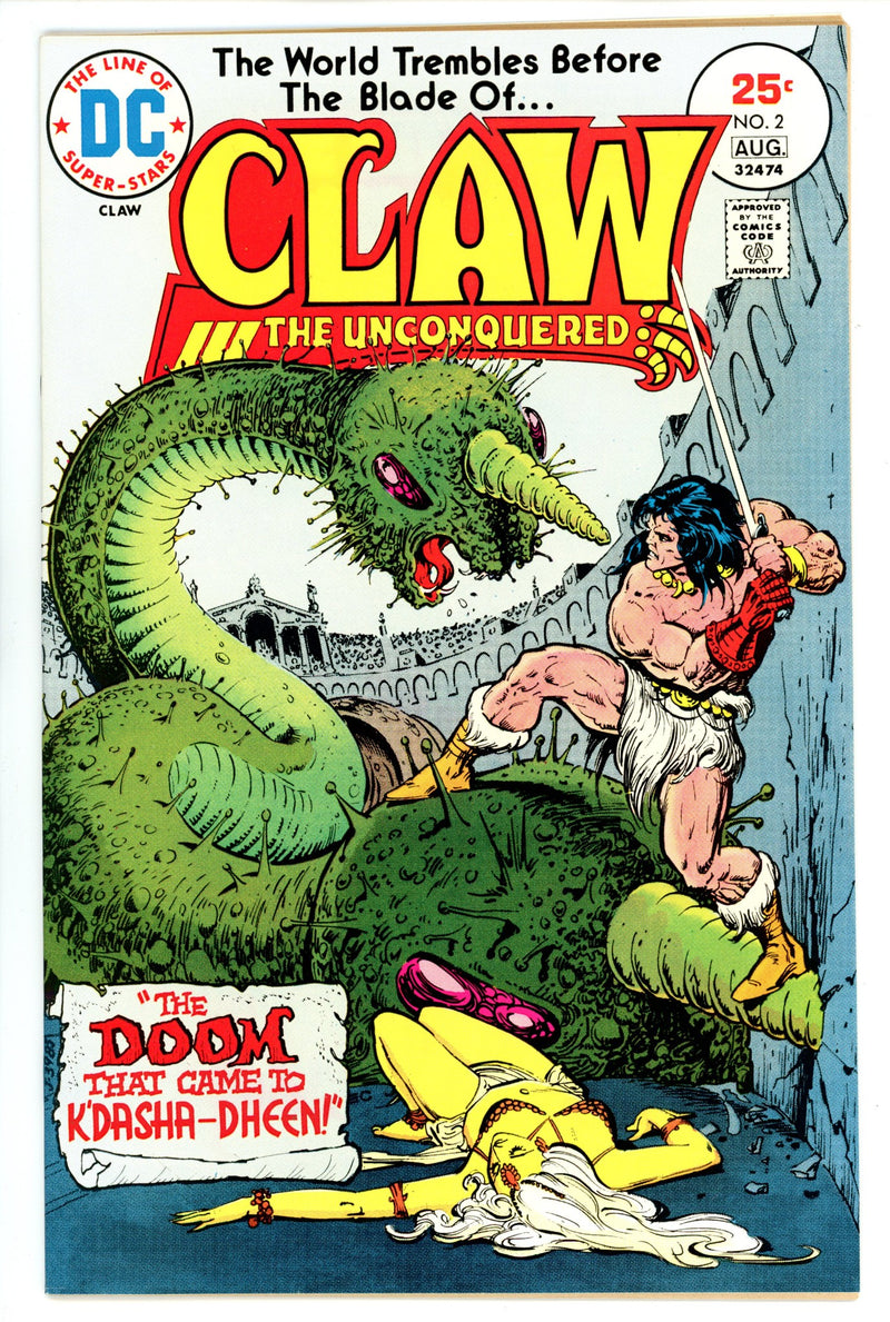 Claw the Unconquered Vol 1 2 NM- (9.2) (1975) 