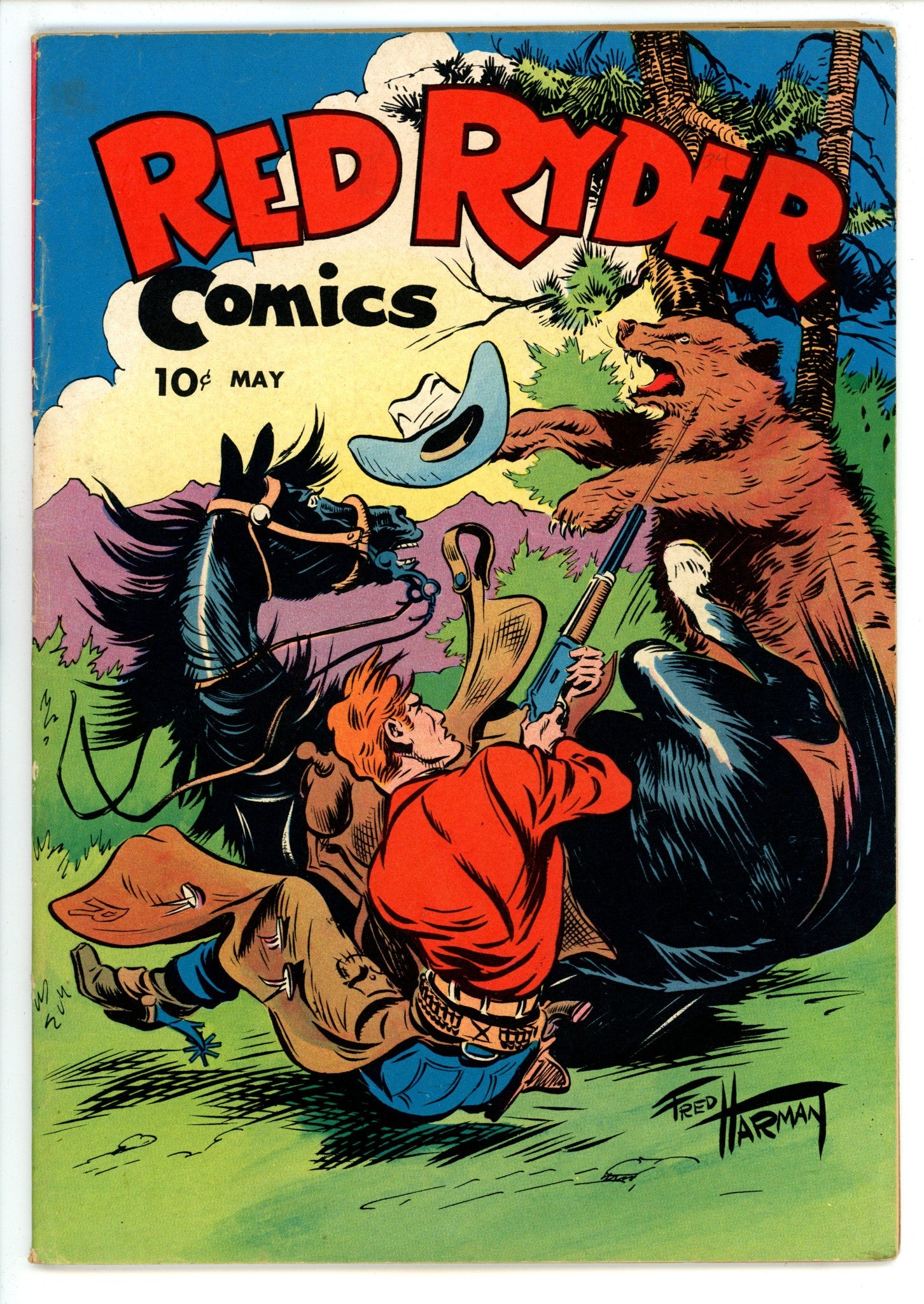 Red Ryder Comics 34 FN- (5.5) (1946) 