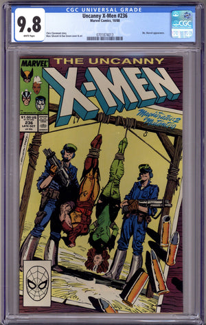 The Uncanny X-Men Vol 1 236 CGC 9.8 (NM/M) (1988)