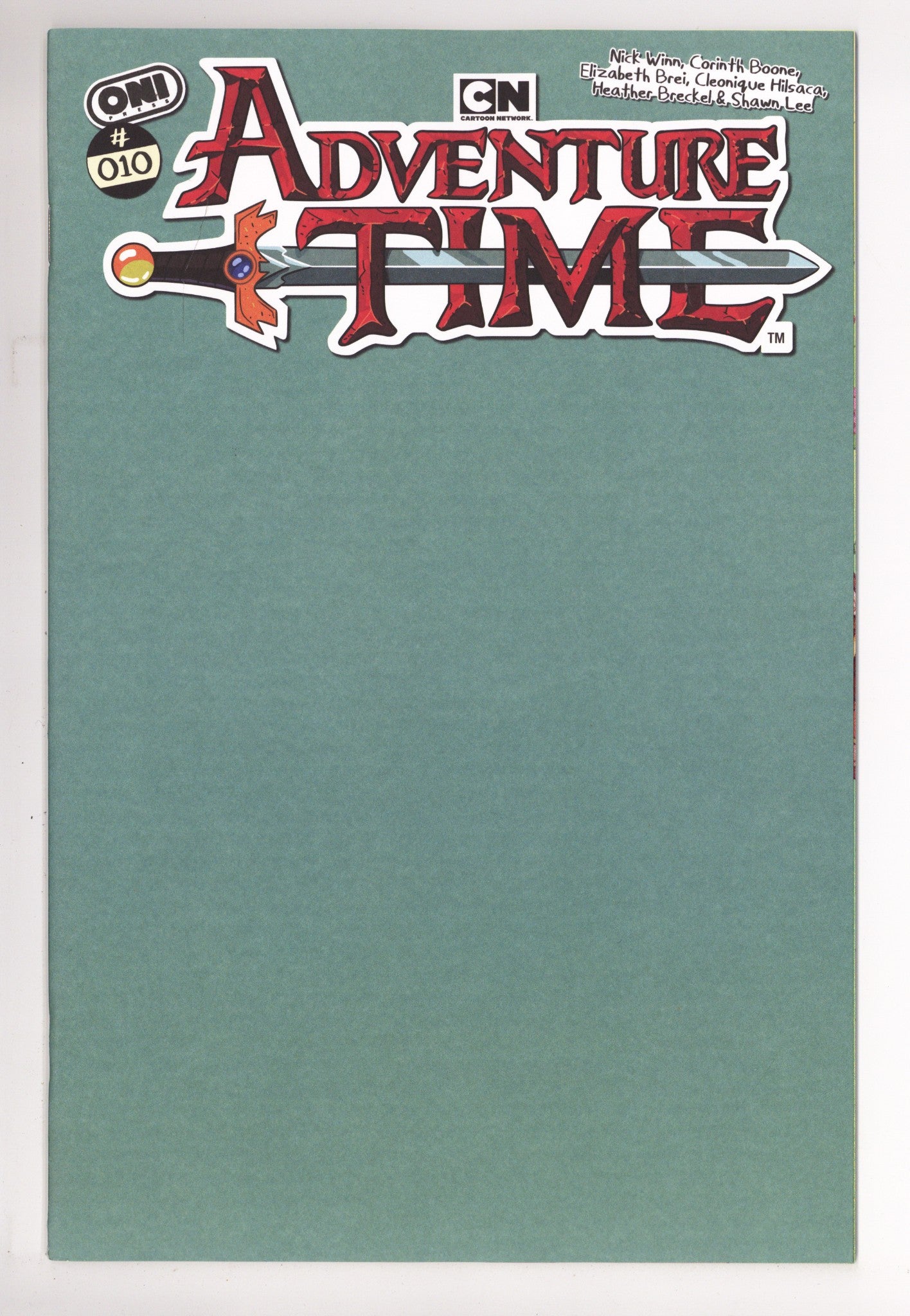 Adventure Time 10 Blank Variant (2026)