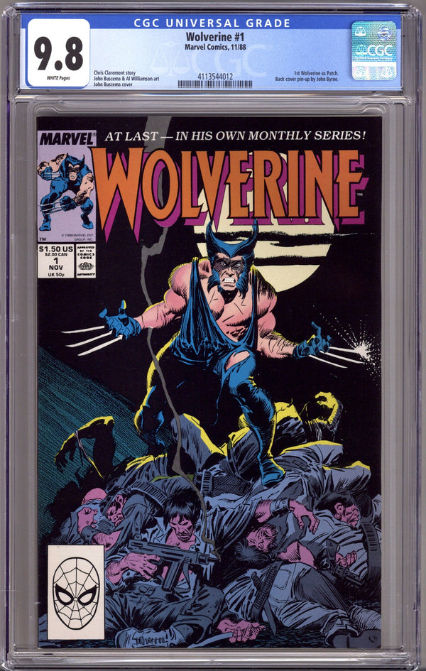 Wolverine Vol 2 1 CGC 9.8 (NM/M) (1988)