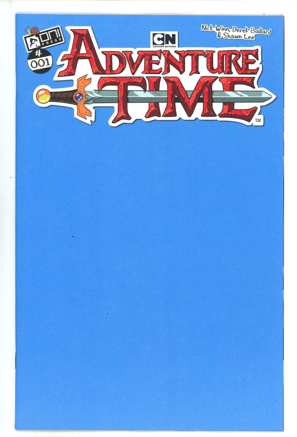 Adventure Time 1 Blue Blank Variant (2025)