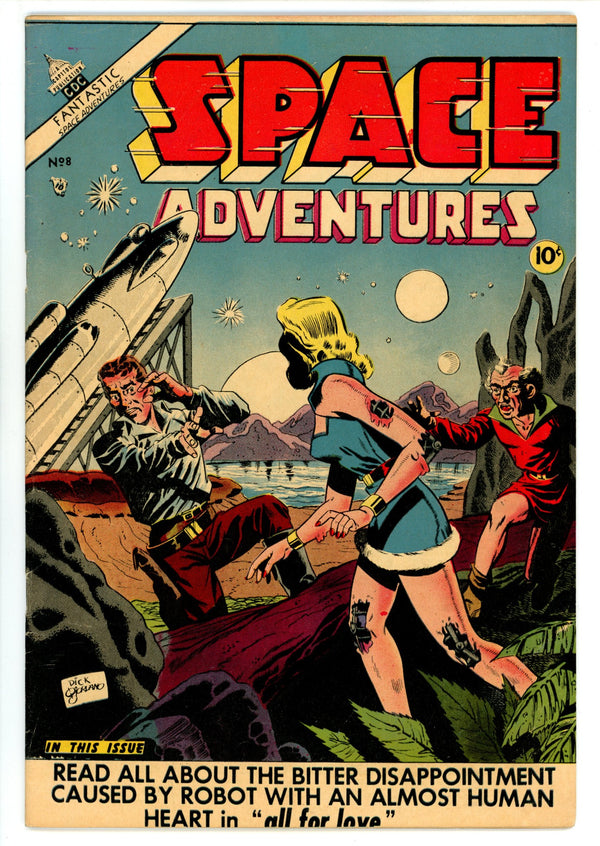 Space Adventures 8 FN/VF (7.0) (1953)