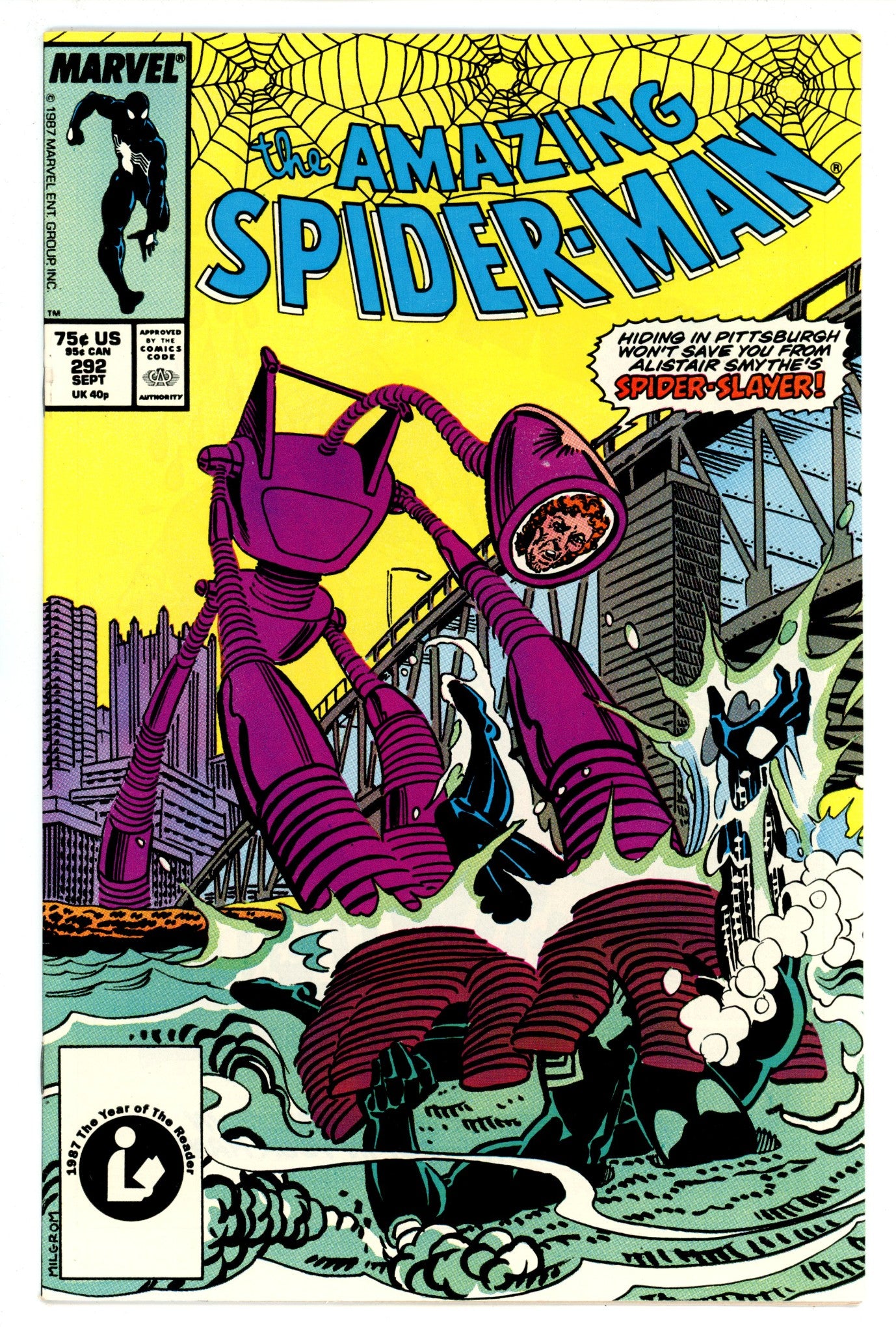 The Amazing Spider-Man Vol 1 292 NM- (9.2) (1987) 