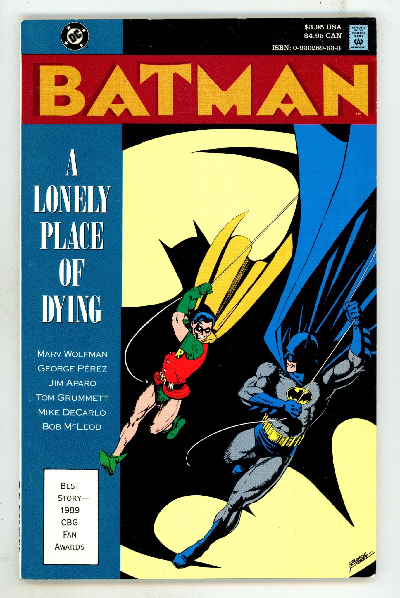 Batman: A Lonely Place of Dying TPB Mid Grade (1990) 