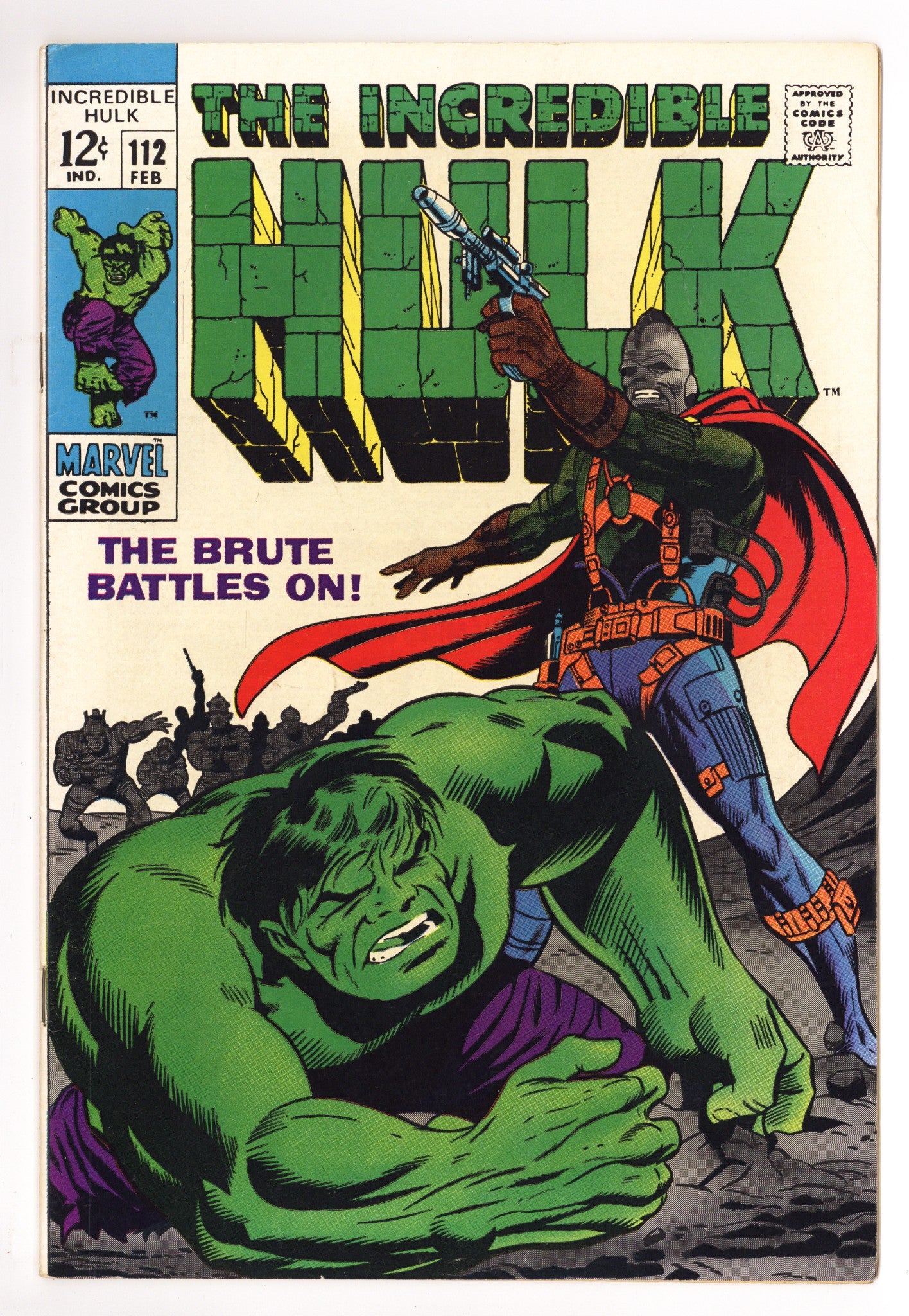 The Incredible Hulk Vol 1 112 FN (6.0) (1969) 
