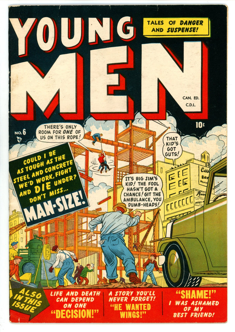 Young Men 6 FN (6.0) (1950) Canadian Edition 