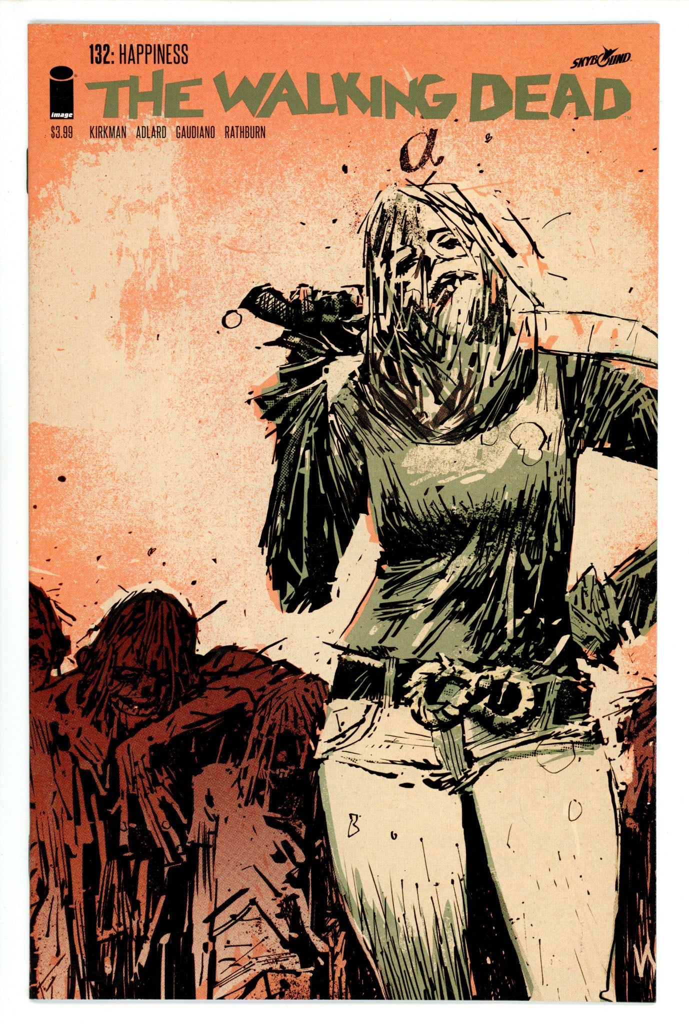 The Walking Dead 132 Wood 15th Anniversary Variant (2014)