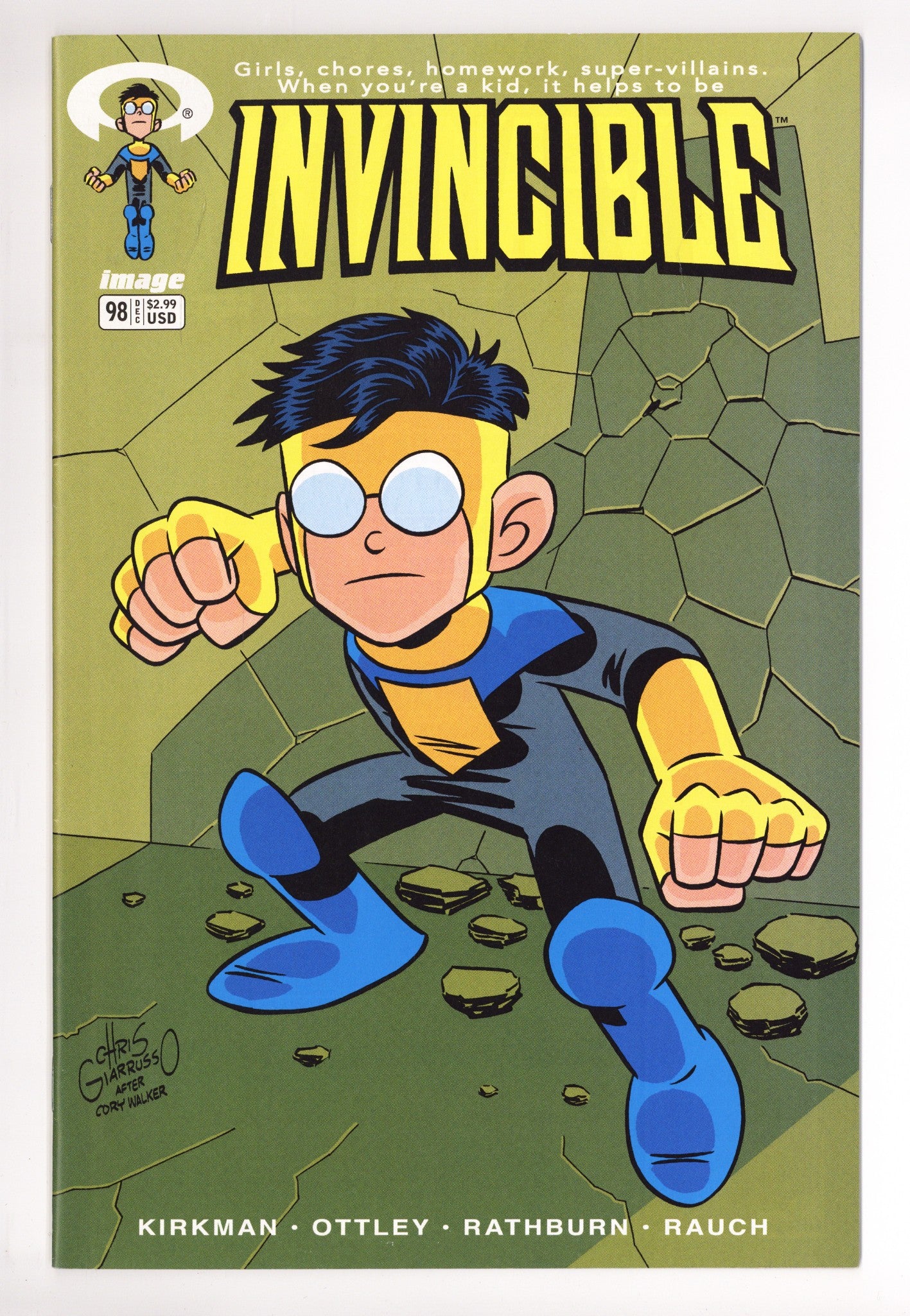 Invincible 98 FN- (5.5) (2012) Giarrusso Homage Variant 