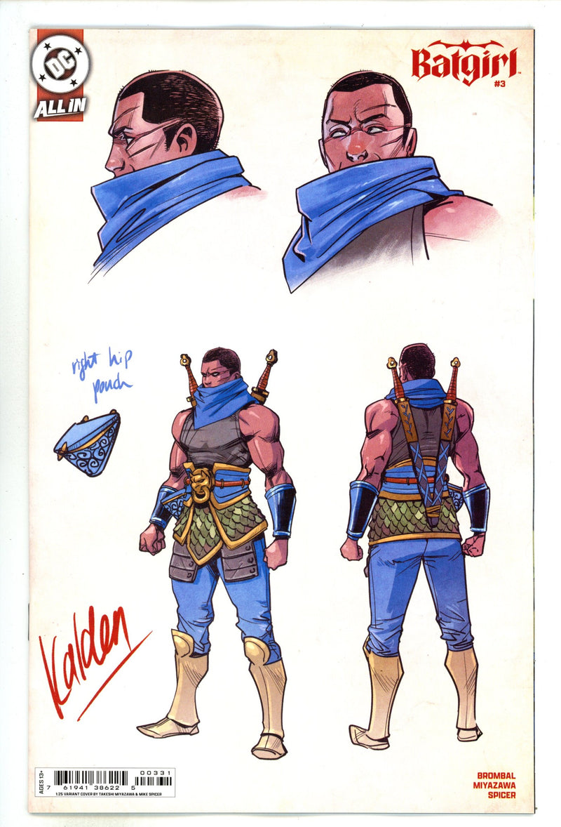 Batgirl Vol 6 3 Miyazawa  Design Incentive Variant NM  (2024)