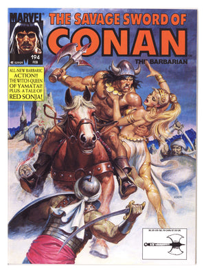 The Savage Sword of Conan Vol 1 194 VF/NM (9.0) (1992)