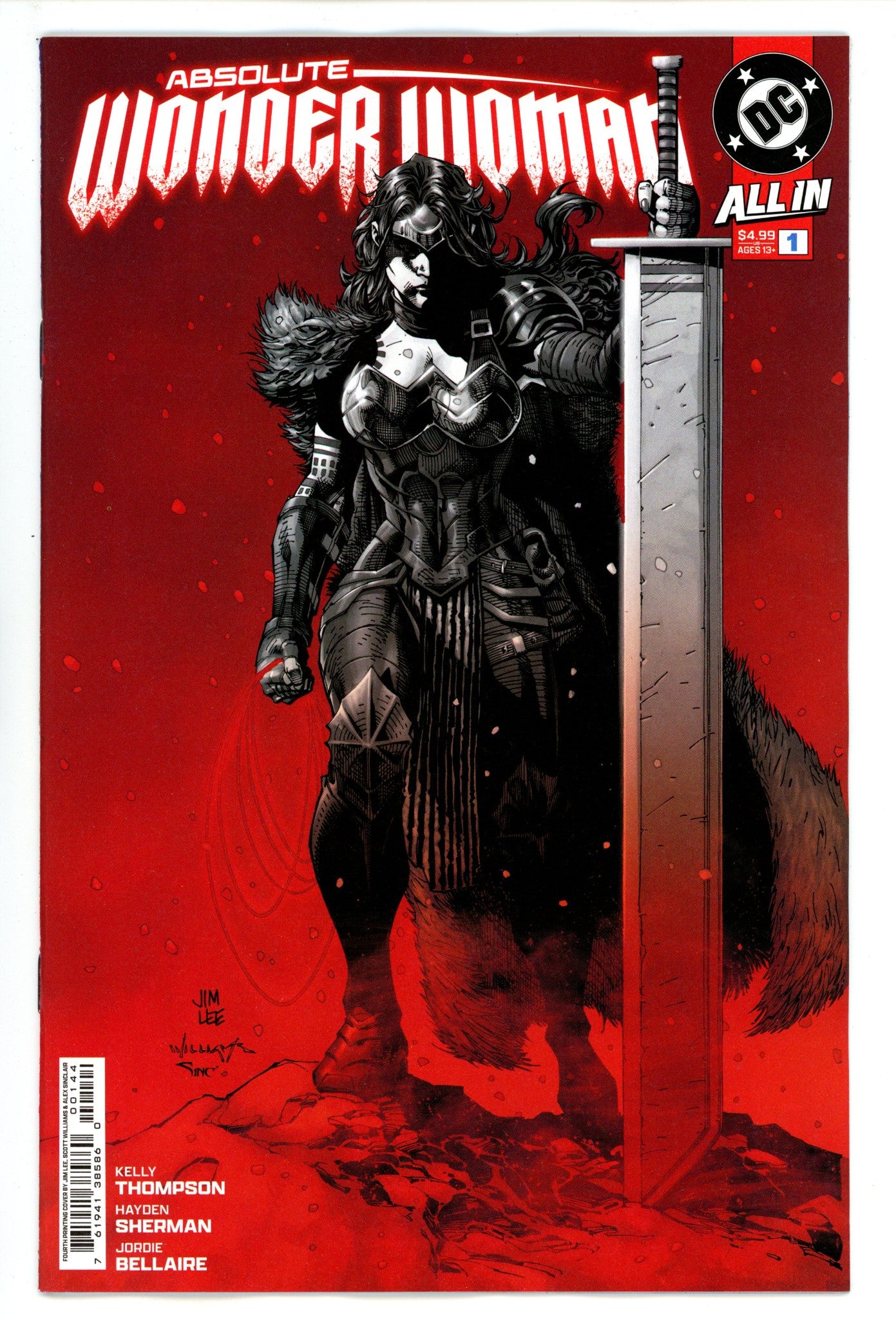 Absolute Wonder Woman 1 4Th Print (2025)