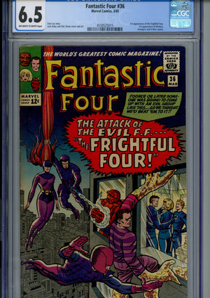 Fantastic Four Vol 1 36 CGC 6.5 (FN+) (1965) 