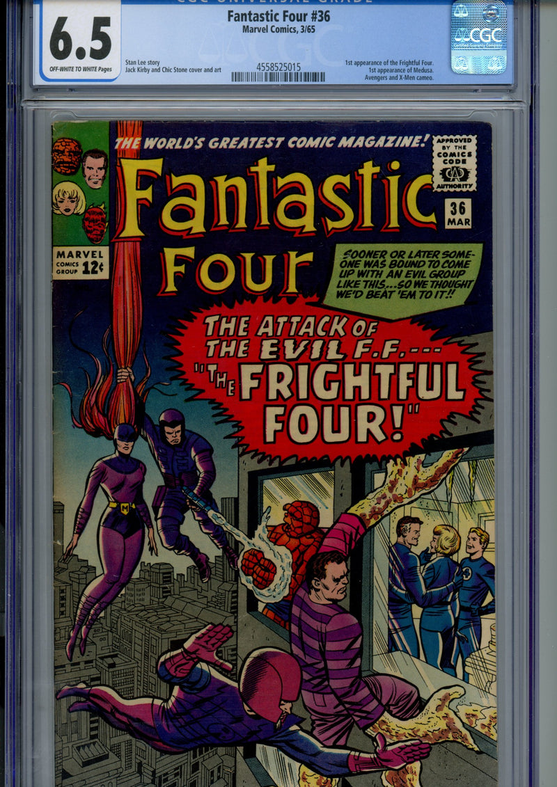 Fantastic Four Vol 1 36 CGC 6.5 (FN+) (1965) 