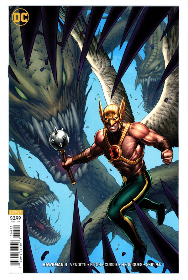 Hawkman Vol 5 4 High Grade (2018) Keown Variant