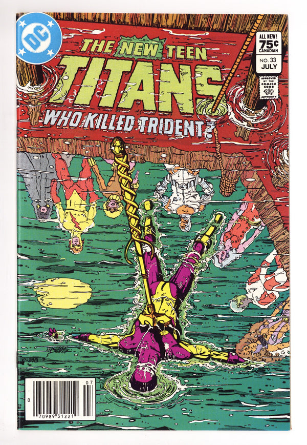 The New Teen Titans Vol 1 33 NM- (9.2) (1983) Canadian Price Variant