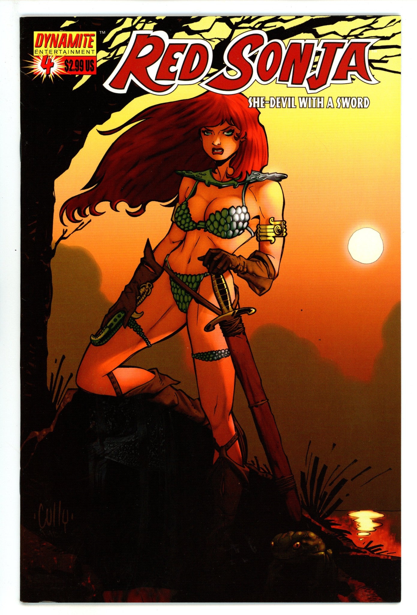 Red Sonja Vol 1 4 High Grade (2006) Hamner Variant 