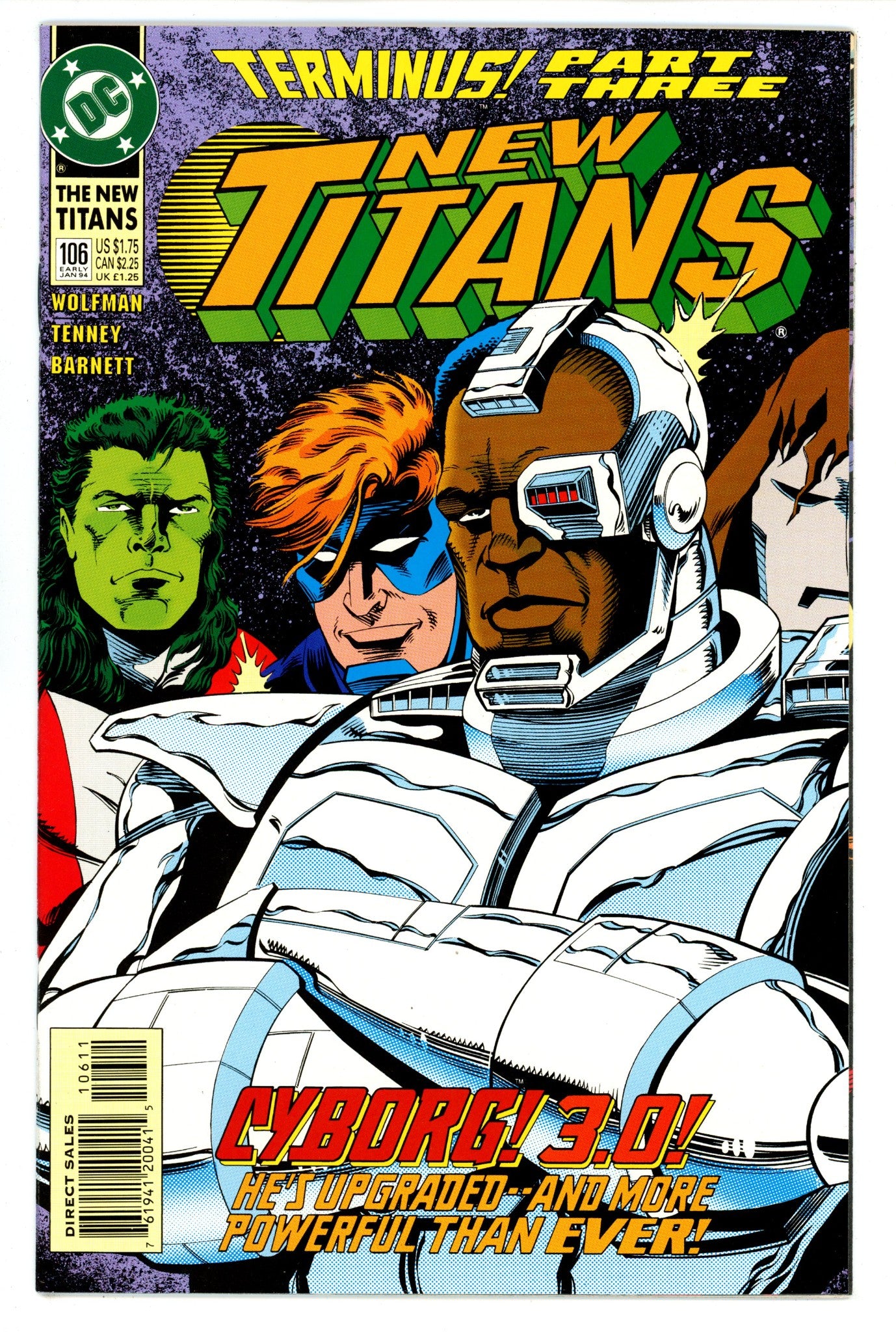 The New Titans 106 High Grade (1994) 