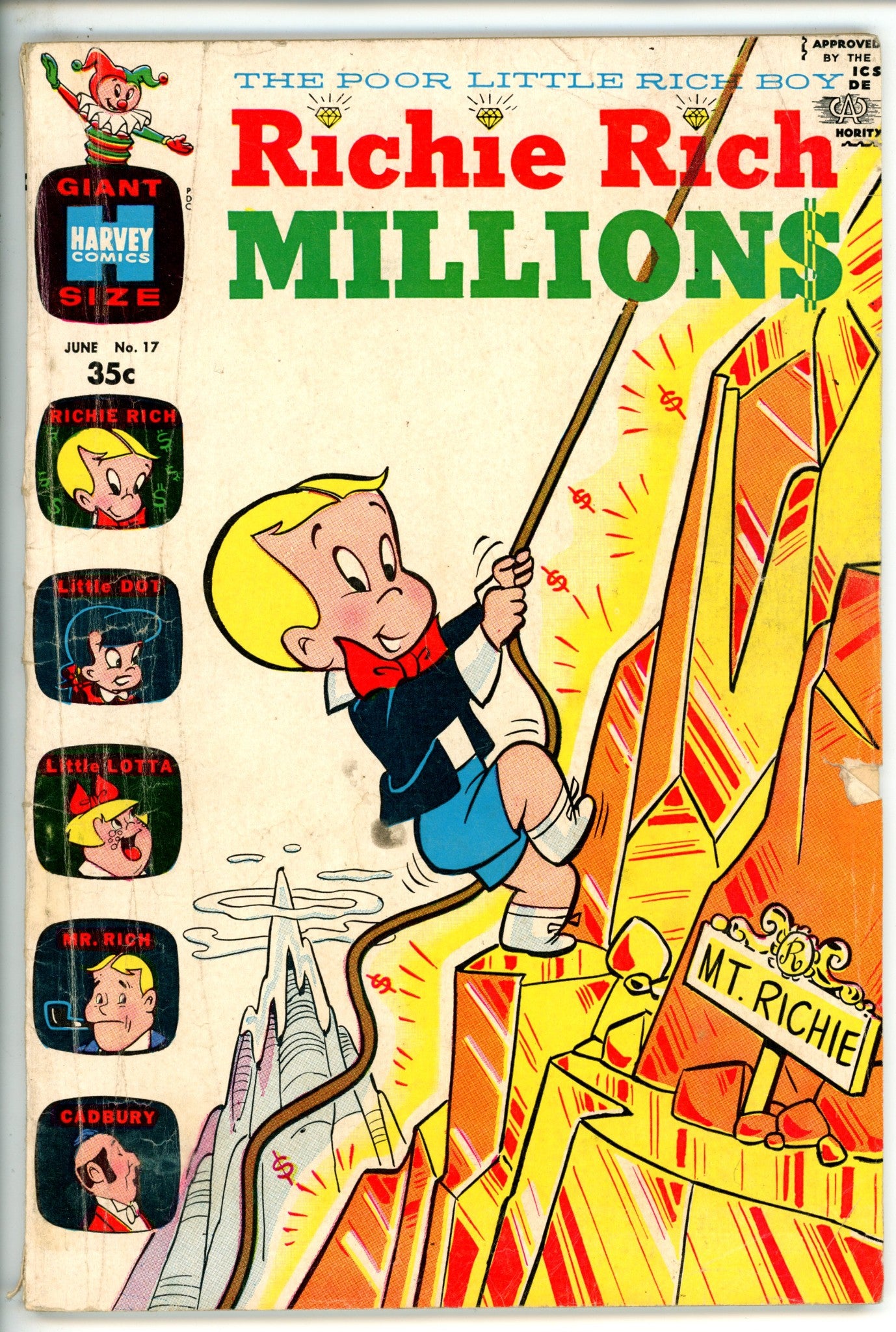 Richie Rich Millions 17 35c Variant GD/VG (1966)