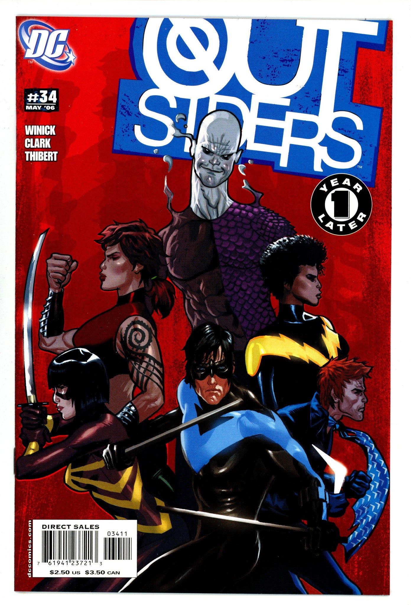 Outsiders Vol 3 34  High Grade   (2006)        